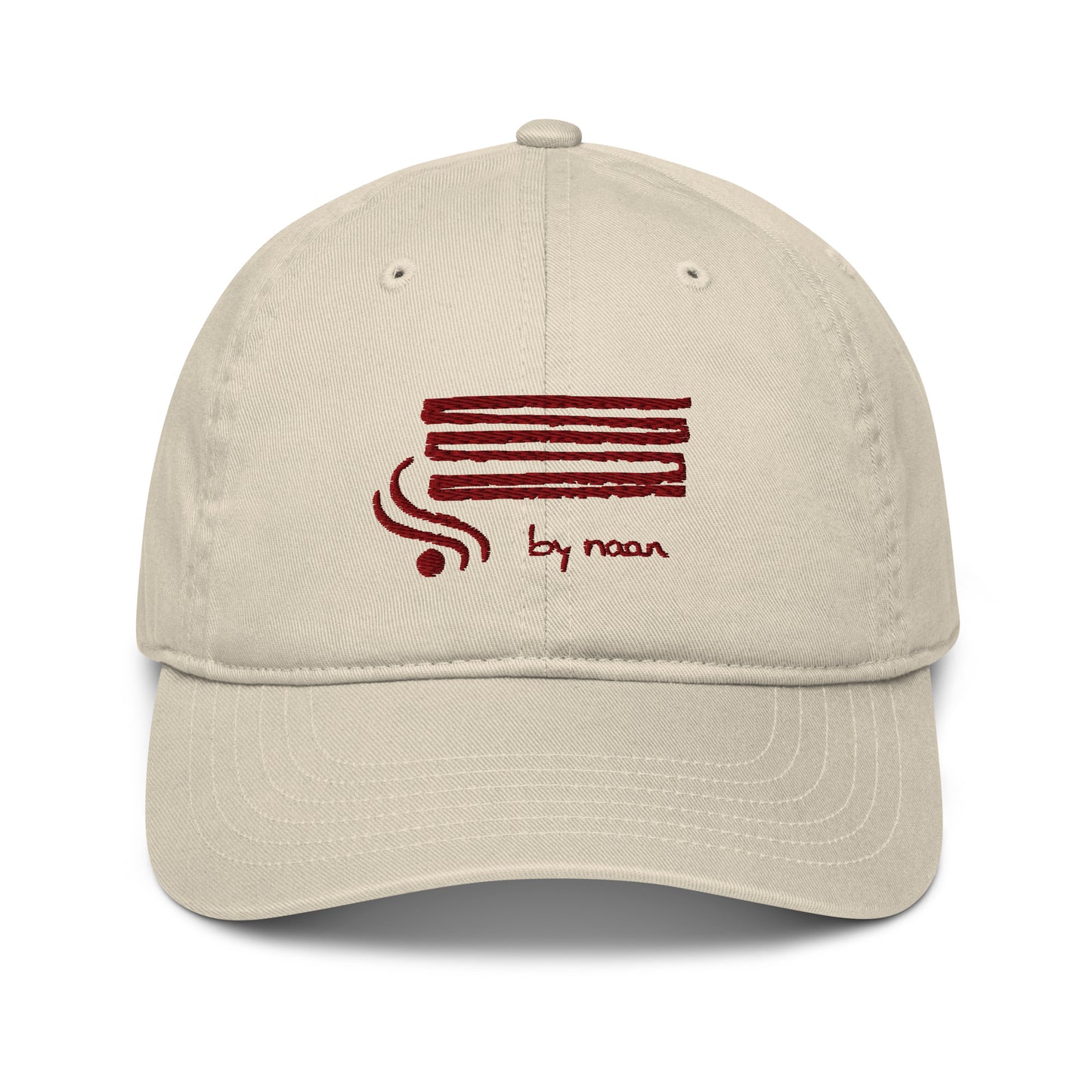 Gorra beige logo