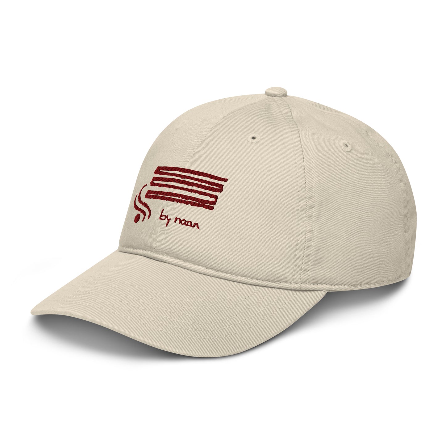 Gorra beige logo