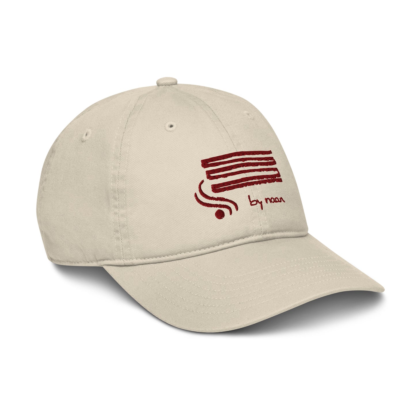 Gorra beige logo